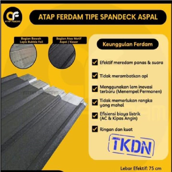 atap ferdam alumunium foil